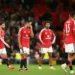 Michael Carrick during Manchester United’s League Cup defeat against Brighton.