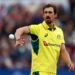 Mitchell Starc Australia fast bowler during cricket match