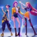 Netflix kids entertainment lineup featuring Sesame Street and KPop Demon Hunters