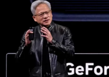Nvidia CEO Jensen Huang discussing artificial intelligence risks and safety