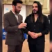 Faysal Quraishi discussing fitness and weight loss advice with Sparrow Butt