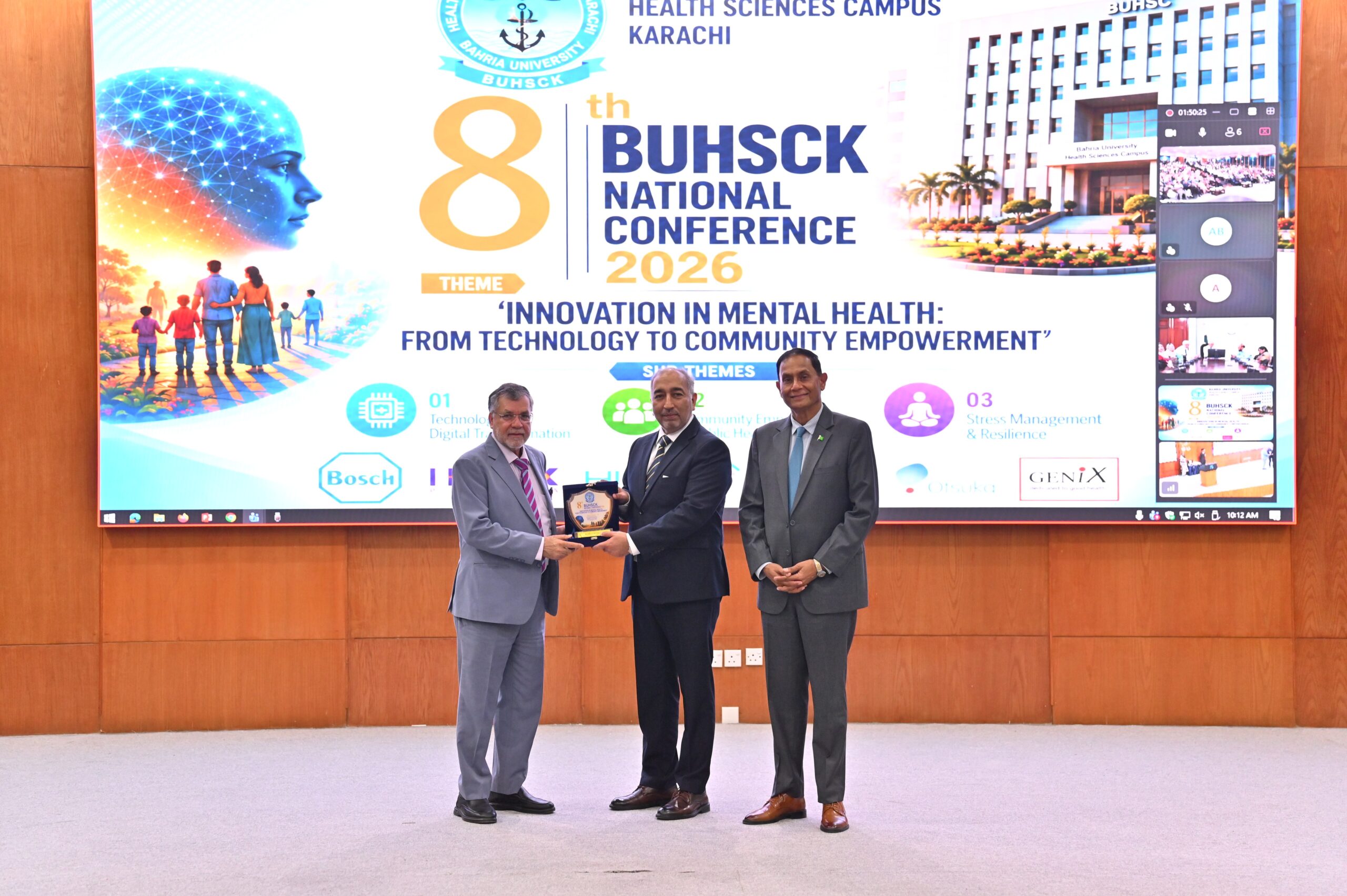 BUHSCK International Conference on mental health innovation in Karachi