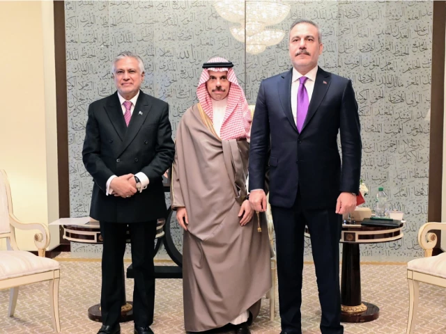 Ishaq Dar meeting Saudi and Turkish foreign ministers in New York