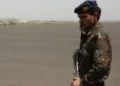 Yemen army forces during operations against Houthi targets