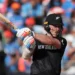 New Zealand all-rounder Michael Bracewell during an international cricket match.