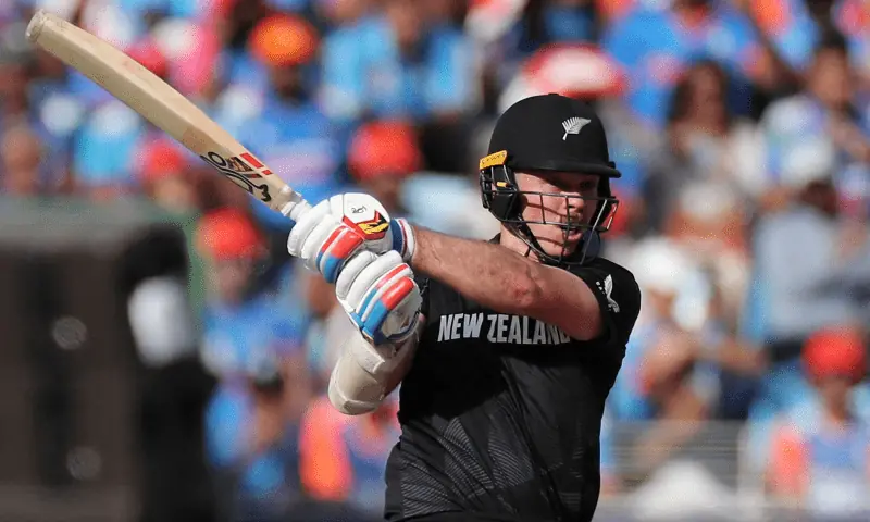 New Zealand all-rounder Michael Bracewell during an international cricket match.