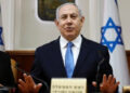 Gadi Eisenkot and Benjamin Netanyahu amid political tensions over Israel’s economy, potential sanctions and national security.