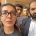 Human rights lawyer Imaan Mazari and her husband Hadi Ali Chattha in connection with the ongoing anti-terrorism court case.