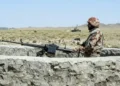 Security forces during counterterrorism operations in Balochistan’s Qila Saifullah district.