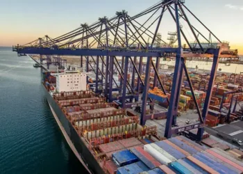 Cargo ships and containers at Karachi Port amid Pakistan’s growing maritime activity