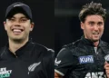 New Zealand cricket players prepare for the upcoming T20I series against India.