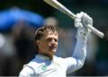 South African cricketer Ryan Rickelton during the Test match against Australia at Newlands in Cape Town.