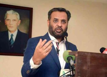 Federal Health Minister Mustafa Kamal addressing the media on political and national issues