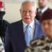 Najib Razak, former prime minister of Malaysia, amid ongoing legal proceedings linked to the 1MDB scandal.
