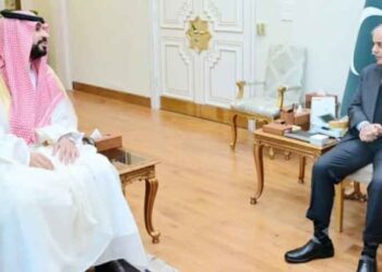 Shehbaz Sharif meets Saudi Ambassador Rajeh Tami Albugamy to discuss bilateral relations and regional security.