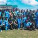 Pakistan Over-40 cricket team players during their match against India in Guyana.