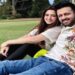Pakistani singer Atif Aslam and his wife Sarah Bharwana.