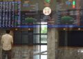 Pakistan Stock Exchange KSE-100 Index rises to around 165,500 in early trading.