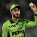 Pakistan all-rounder Arafat Minhas during the ODI match against England.