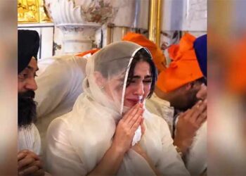 Sara Ali Khan and Ayushmann Khurrana pay their respects at the Golden Temple in Amritsar ahead of Udta Teer.