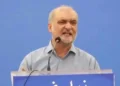Hafiz Naeem ur Rehman addresses a gathering in Karachi as Jamaat-i-Islami announces protests against the petroleum levy.