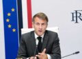 Emmanuel Macron addresses France’s response to protests and unrest amid heightened security measures.