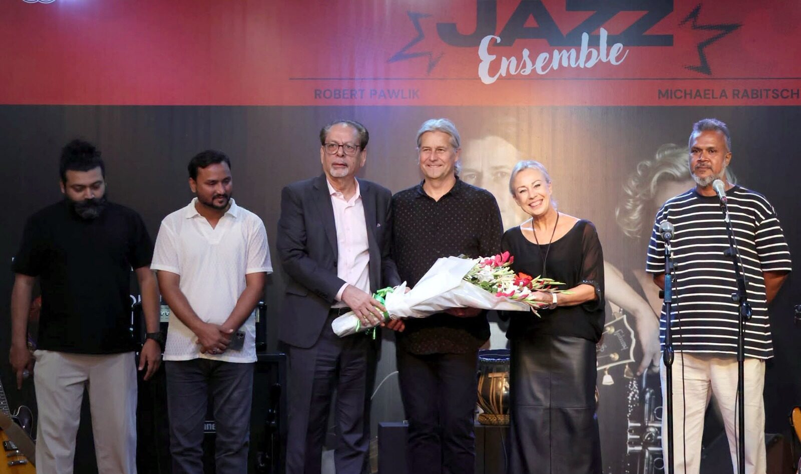 Austrian Jazz Ensemble performing at Arts Council of Pakistan Karachi