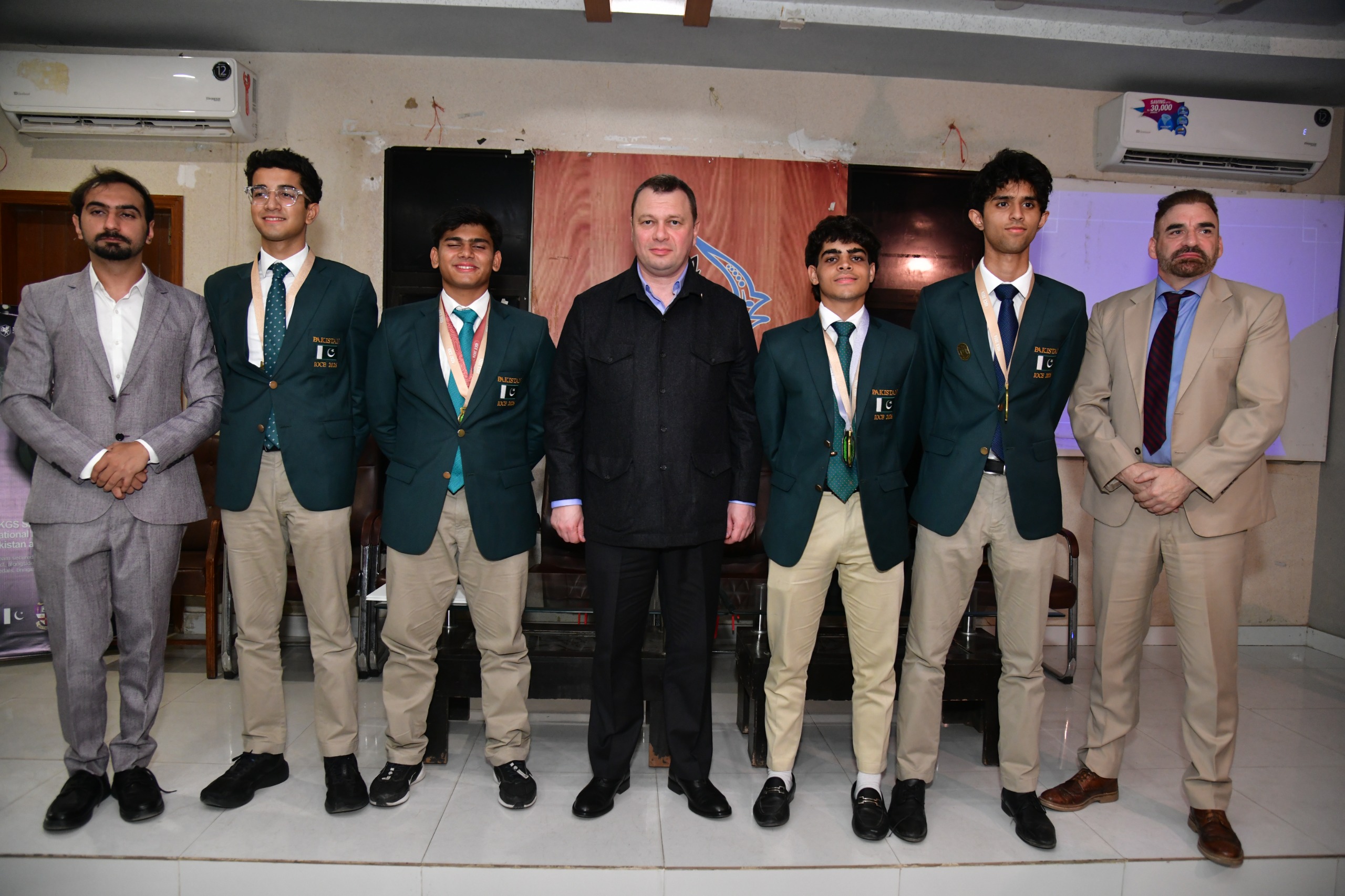 KGS students with gold medal at international climate Olympiad in Russia