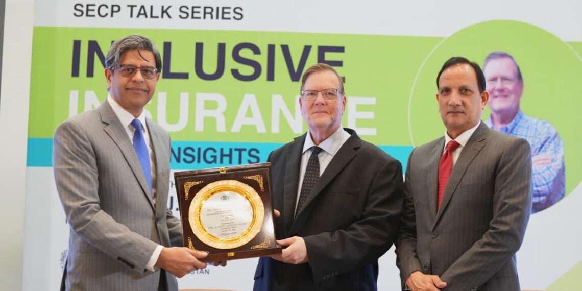 SECP officials and insurance experts discuss inclusive insurance in Pakistan.