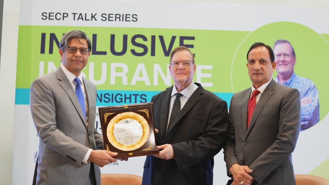 SECP officials and insurance experts discuss inclusive insurance in Pakistan.