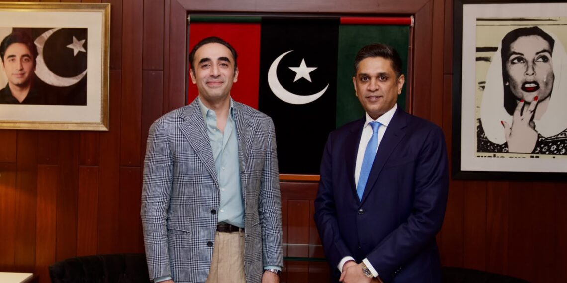 Bilawal Bhutto Zardari meeting Sukkur Mayor Arsalan Islam Shaikh in Karachi