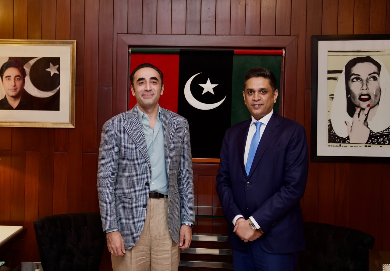 Bilawal Bhutto Zardari meeting Sukkur Mayor Arsalan Islam Shaikh in Karachi
