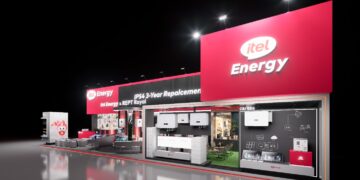 itel Energy Gen-2 battery and Sparta IP66 inverter showcased at Solar Pakistan Expo 2026