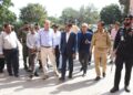 Commissioner Karachi Syed Hassan Naqvi and Arts Council officials discuss security and event arrangements for World Culture Festival 2026.