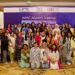 Women Media Center alumni and senior journalists attend the organisation’s 20th anniversary event in Karachi.