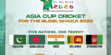 Pakistan blind cricket officials preparing for the Blind T20 Asia Cup 2026 in Bangladesh.