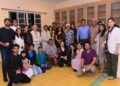 Audience members attend the Pakistan premiere of Crones: A Celebration, a documentary about ageing women, at Theakada in Karachi.