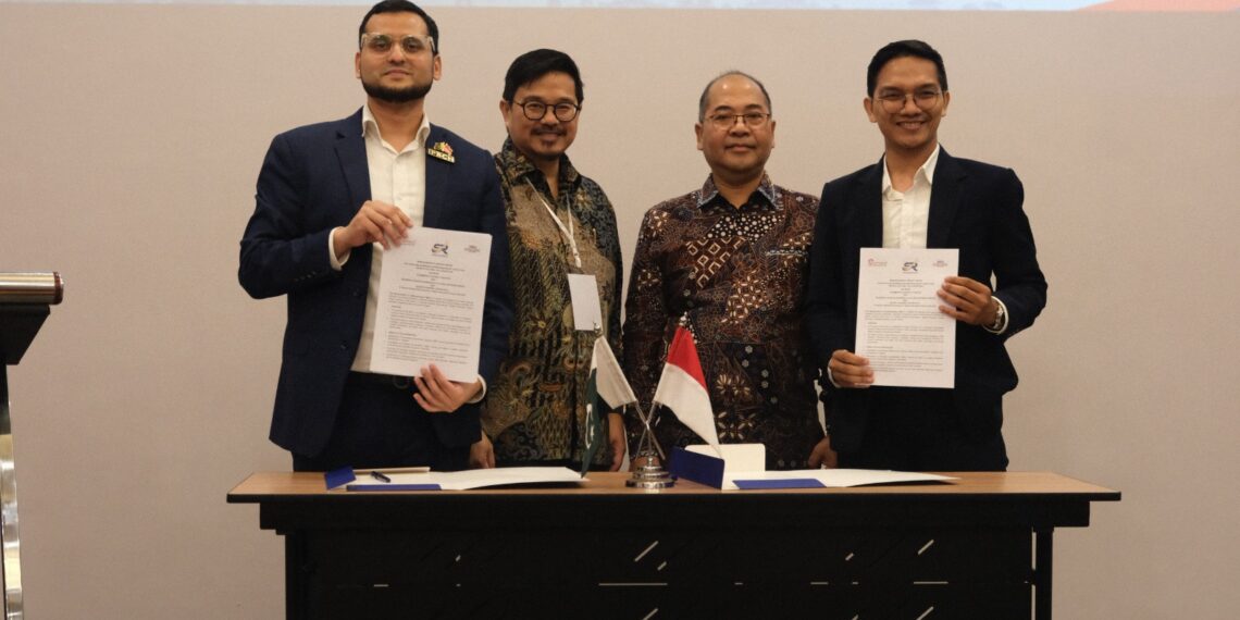 Pakistan and Indonesia business representatives during trade meetings linked to Trade Expo Indonesia 2026 in Tangerang.