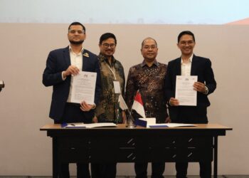 Pakistan and Indonesia business representatives during trade meetings linked to Trade Expo Indonesia 2026 in Tangerang.