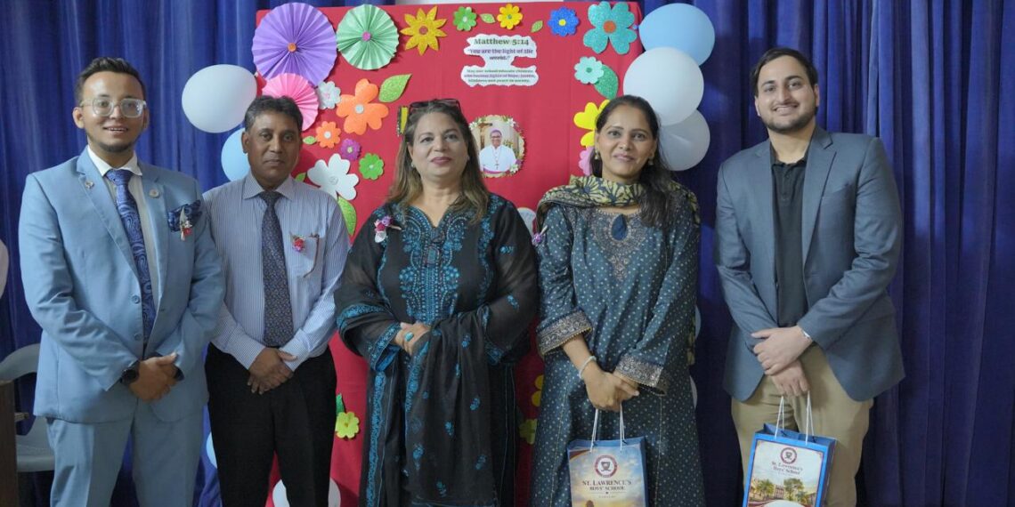 St. Lawrence’s Boys’ School Karachi ceremony for facility inaugurations, high achievers awards and silver jubilee celebrations.