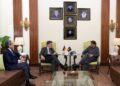 Sindh Chief Minister Murad Ali Shah and German Consul General Thomas E. Schultze discuss water management, agriculture and investment cooperation.