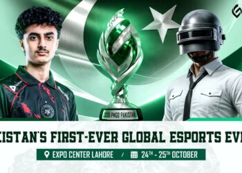 PUBG MOBILE Global Open Season 2 esports tournament in Lahore, Pakistan, featuring international teams and Pakistani competitors.