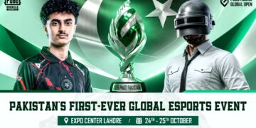 PUBG MOBILE Global Open Season 2 esports tournament in Lahore, Pakistan, featuring international teams and Pakistani competitors.