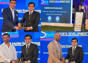 Fundraising dinner hosted in honour of Muhammad Iqbal Memon to support Karachi Football Academy and youth sports development.