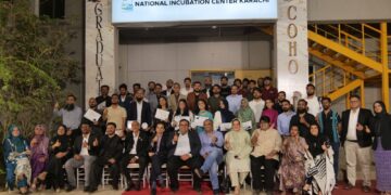 NIC Karachi Cohort 14 graduation ceremony recognising 25 startups and their founders