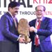 Sindh Chief Minister Murad Ali Shah, Arts Council President Muhammad Ahmed Shah and international guests at the opening ceremony of the World Culture Festival Karachi 2026.