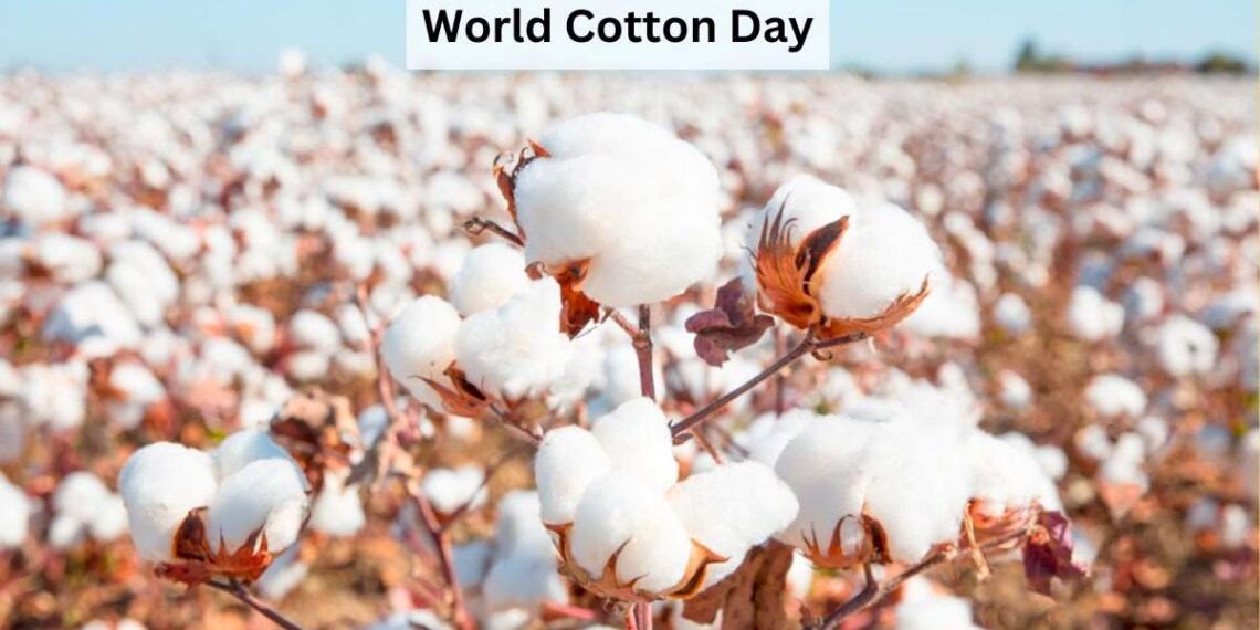Karachi Cotton Association officials and cotton trade representatives at World Cotton Day in Karachi