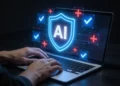 Five cybersecurity tips for protection against AI-powered hackers, including strong passwords, multi-factor authentication and software updates.