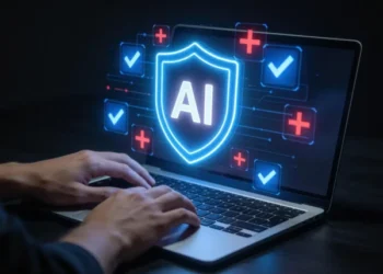 Five cybersecurity tips for protection against AI-powered hackers, including strong passwords, multi-factor authentication and software updates.