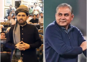 Sohail Afridi and Mohsin Naqvi amid government-PTI negotiations over the long march